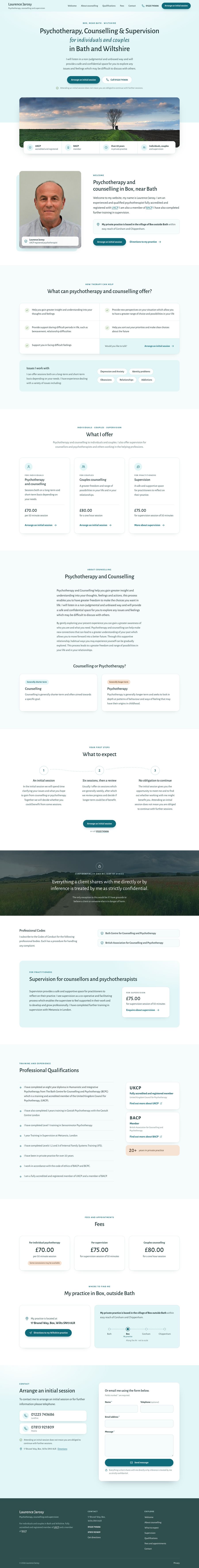 Full-page preview of the Open Sky design
