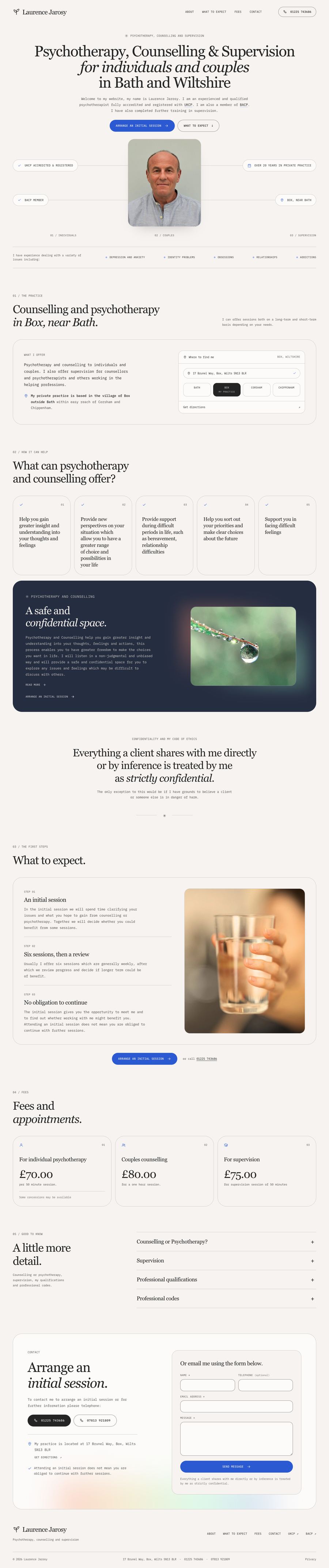 Full-page preview of the Parchment design